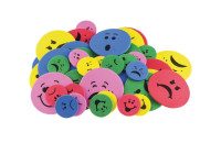 Naklejki z pianki Uśmiechy 4 (50szt) PVC32 Brewis